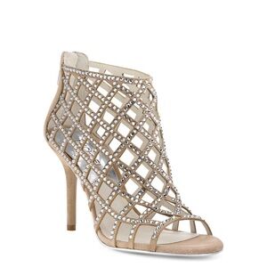 GENTLY USED KHAKI MICHAEL KORS SIZE 7 HEELS